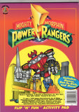 Mighty Morphin Power Rangers Flip 'N Fun Activity Pad (#2) Vintage 1994 Unused VF