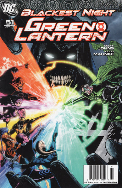 Green Lantern #51 Blackest Night FNVF