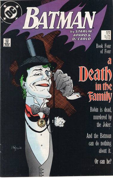 Batman #429 A Death In The Family FN