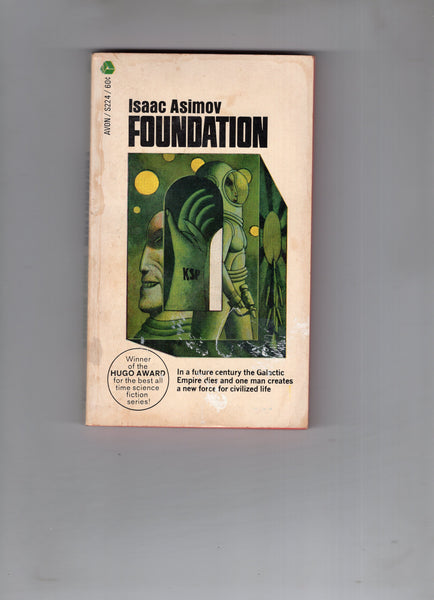 Isaac Asimov Foundation (first book) Vintage Sci-Fi Paperback VG