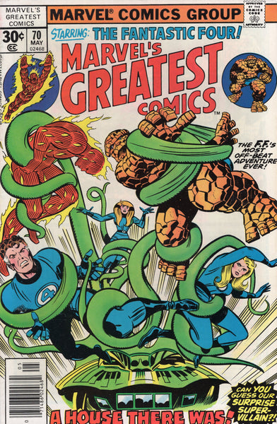 Marvel's Greatest Comics #70 The FF In "A House There Was!" Bronze Age FVF