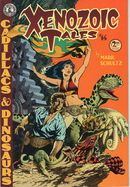 Xenozoic Tales #14 By Mark Schultz Very HTF Indy w/ Awesome Story And Art Last Issue? VFNM