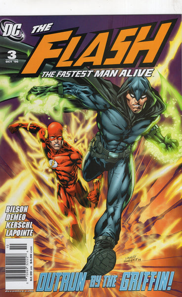 Flash: The Fastest Man Alive #3 "Outrun By The Griffin!" VF-