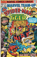 Marvel Team-Up #40 Spidey And Sons Of The Tiger! HTF Bronze Age FN