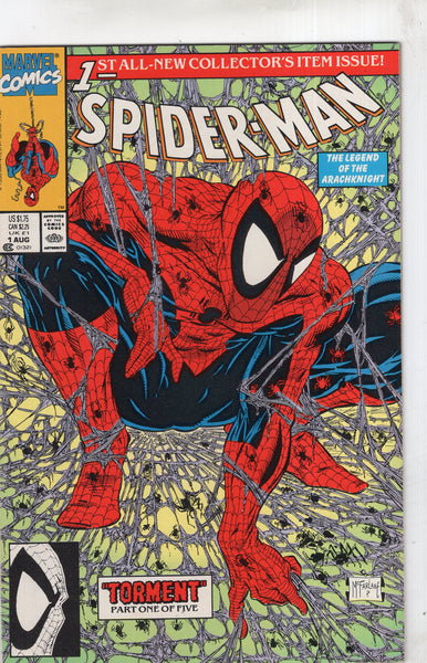 Spider-Man #1 McFarlane Art! Green Cover Modern Age Key FVF
