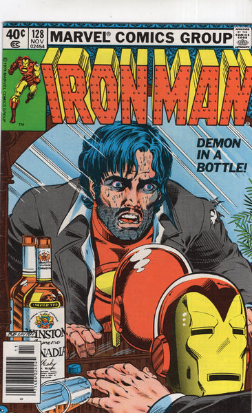 Iron Man #128 Demon In a Bottle! Marvel Key VGFN