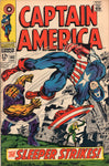 Captain America #102 The Sleeper Strikes! Silver Age Kirby Classic VG