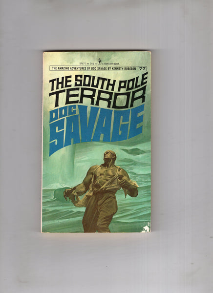 Doc Savage #77 "The South Pole Terror" Vintage Paperback Kenneth Robeson FN