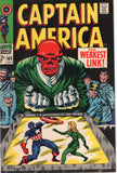 Captain America #103 The Red Skull Is At It Again! Silver Age Kirby Classic FN