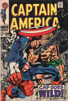 Captain America #106 Cap Goes Wild! Silver Age Classic VGFN
