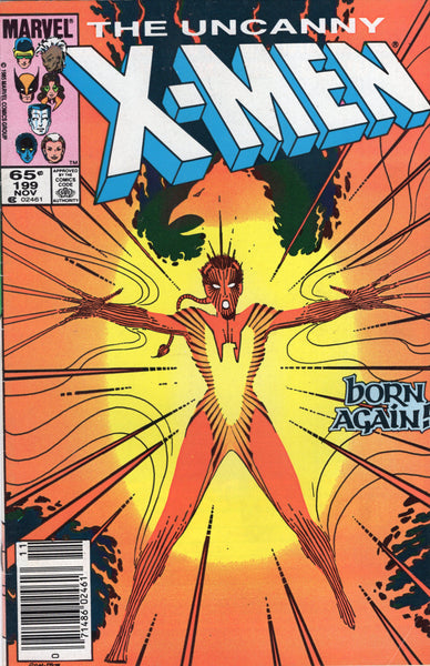 Uncanny X-Men #199 Born Again! Pheonix Reborn News Stand Variant FVF