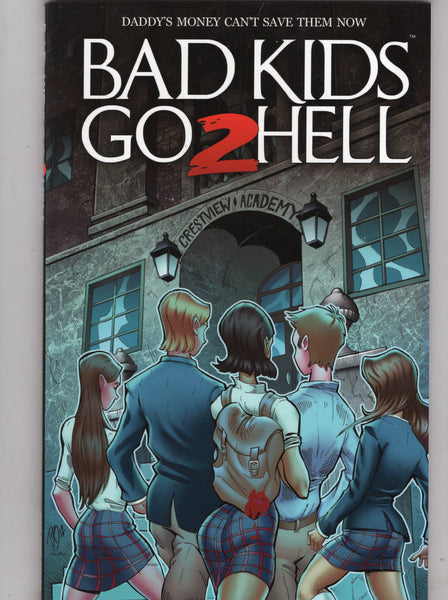 Bad Kids Go 2 Hell Graphic Novel Softcover HTF Indy VF
