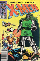 Uncanny X-Men #197 Dr. Doom? News Stand Variant VG