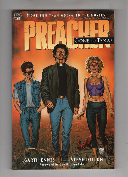 Preacher Gone To Texas First Print Trade Paperback Mature Readers VF+
