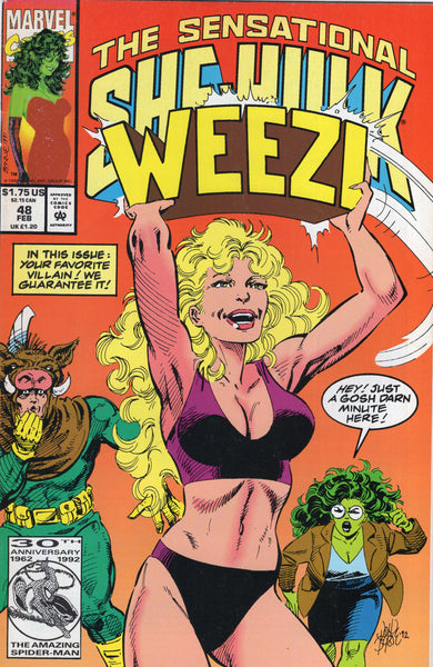 Sensational She-Hulk #48 Byrne Good Girl Art Cover FVF