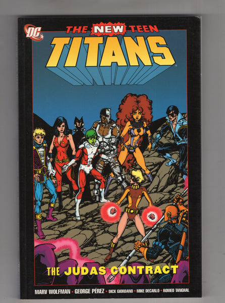 New Teen Titans "The Judas Contract" Trade Paperback Wolfman Perez FVF