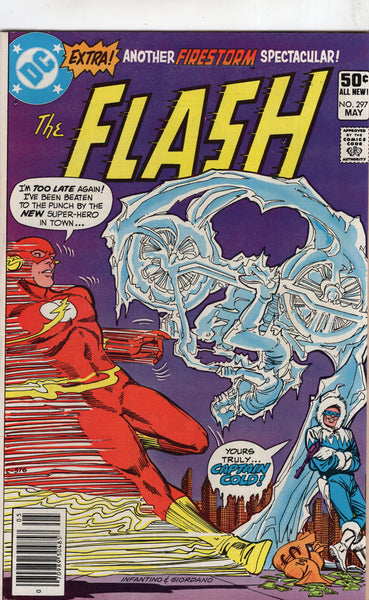 Flash #297 Captain Cold And Firestorm! News Stand Variant FN