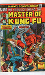 Master Of Kung Fu #18 Shang Chi Bronze Age w/ MVS VG