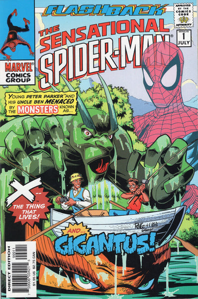 Sensational Spider-Man #-1 Peter And Uncle Ben Menaced By Monsters! VFNM