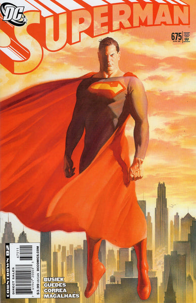 Superman #675 "The Long Road" Alex Ross Cover VFNM