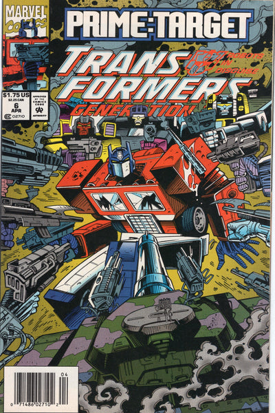 Transformers Generation II #6 News Stand Variant VFNM
