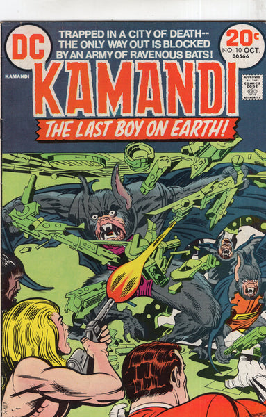 Kamandi #10 Trapped In A City Of Death... Bronze Age Kirby Classic VGFN