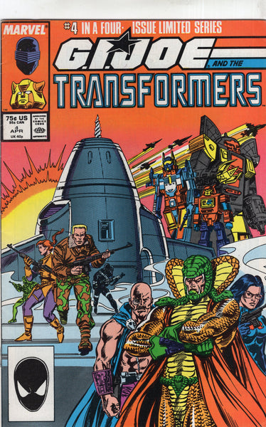 G.I. Joe And The Transformers #4 ..All Fall Down Mini-Series FN