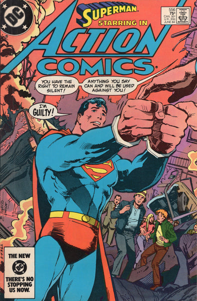 Action Comics #556 Featuring Superman "I'm Guilty!" VGFN