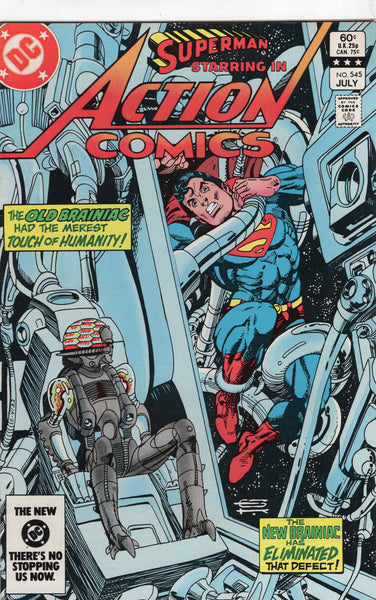 Action Comics #545 There's A New Brainiac In town! VGFN