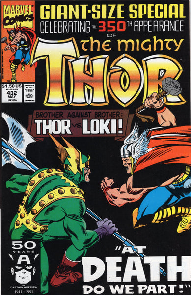 Thor #432 vs Loki To The Death! VF