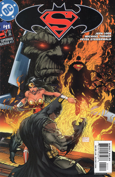 Superman/Batman #11 Wonder Woman Darkseid Michael Turner Cover VFNM