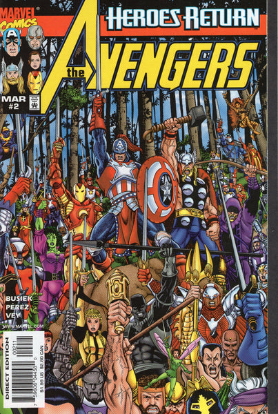 Avengers #2 Heroes Return! Perez Art VFNM