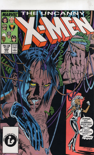 Uncanny X-Men #220 Forge Gets An Earfull! VF
