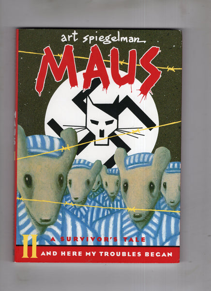 Maus II A Survivor's Tale Art Spiegelman Graphic Novel Softcover 1991 VF