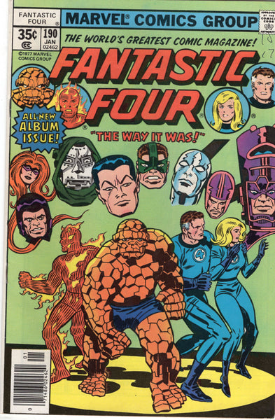 Fantastic Four #190 The Way It Was Album Issue! Bronze Age VGFN