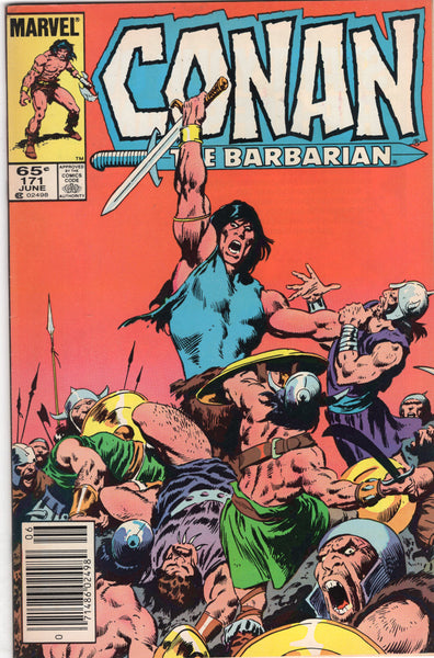 Conan The Barbarian #171 Barbarian Death Song! News Stand Variant FVF
