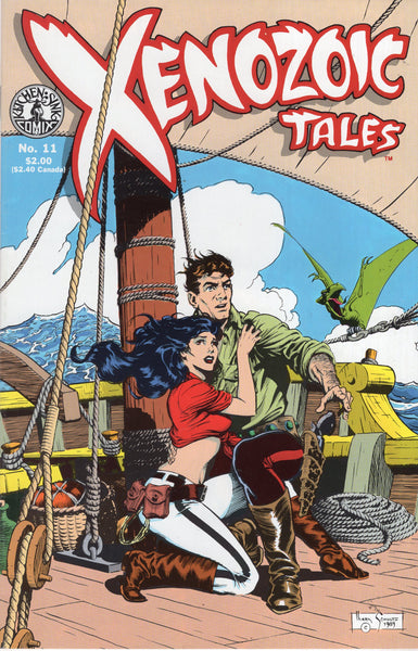 Xenozoic Tales #11 All Aboard! HTF Kitchen Sink Mark Schultz VF-