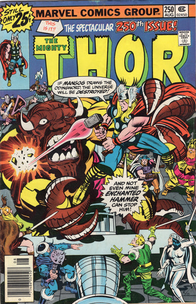 Thor #250 Mangog Victorious Bronze Age FN