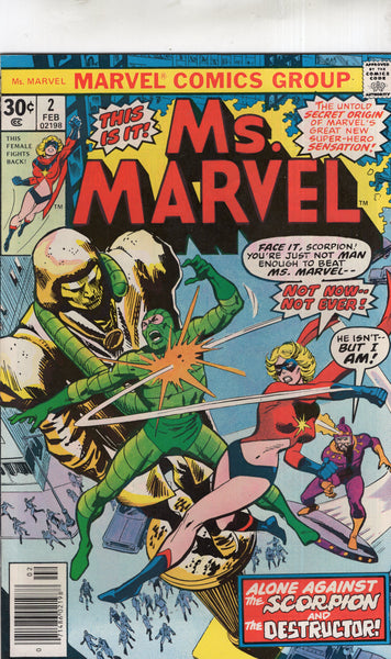 Ms Marvel #2 Alone Against The Scorpion! Bronze Age Classic FVF