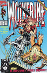 Wolverine #45 Sabretooth! Lady Deathstrike!! The Hunter!!! VFNM