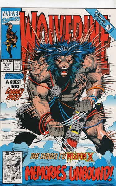 Wolverine #48 "The Sequel To Weapon X" VF