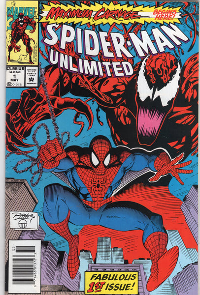 Spider-Man Unlimited #1 1st App. of Shriek News Stand Variant VFNM