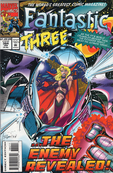 Fantastic Four #384 "The Enemy Revealed!" VFNM