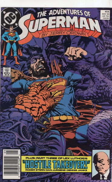 Adventures Of Superman #454 "Hostile Takeover!" News Stand Variant VF