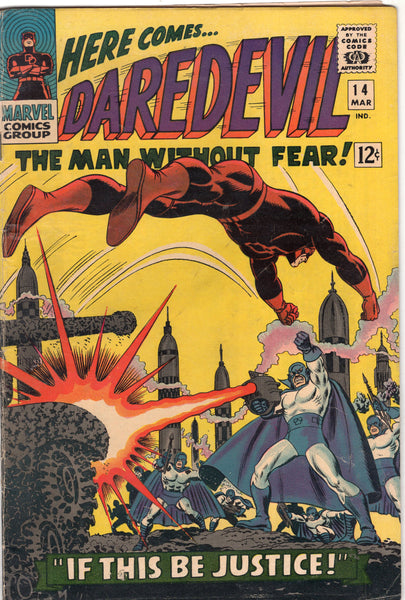 Daredevil #14 "If This Be Justice!" The Plunderer! Silver Age Key VG