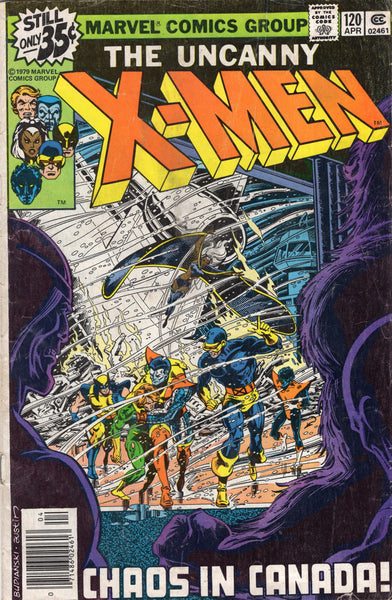 Uncanny X-Men #120 Chaos In Canada! First Alpha Flight!! J=Byrne Bronze age Key!!! GVG