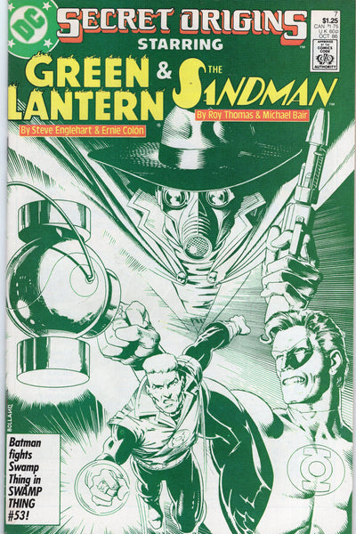 Secret Origins #7 Green Lantern & The Sandman! VF