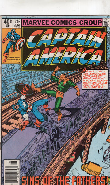 Captain America #246 Sins Of The Fathers VG