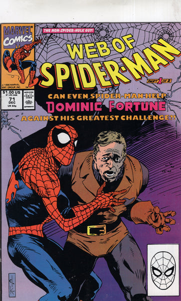 Web Of Spider-Man #71 Dominic Fortune! VF