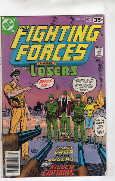 Our Fighting Forces #178 Featuring The Losers Bronze Age VG